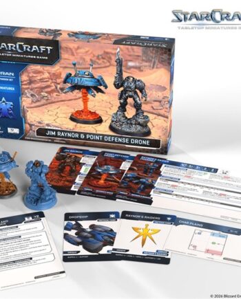 Starcraft: The Miniatures Game Terran: Jim Raynor  Raynor   Raiders  Hero Expansion Set