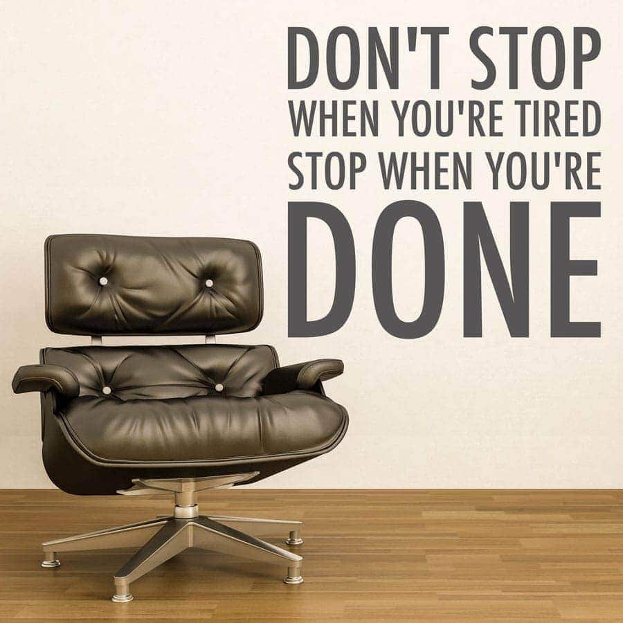 Stop Done Wallsticker