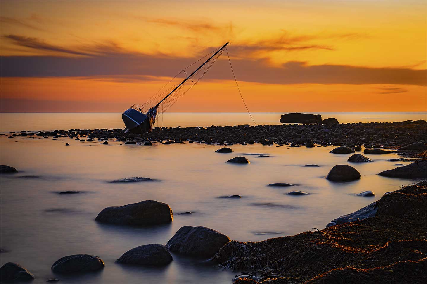 Stranded At Sunset Af Cato Johan Rød Photography