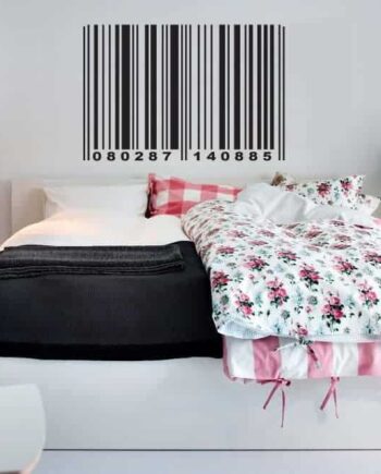 Stregkode Med Egne Tal Wallsticker