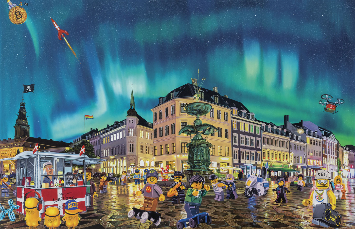 Stuart På Strøget Af Artpusher