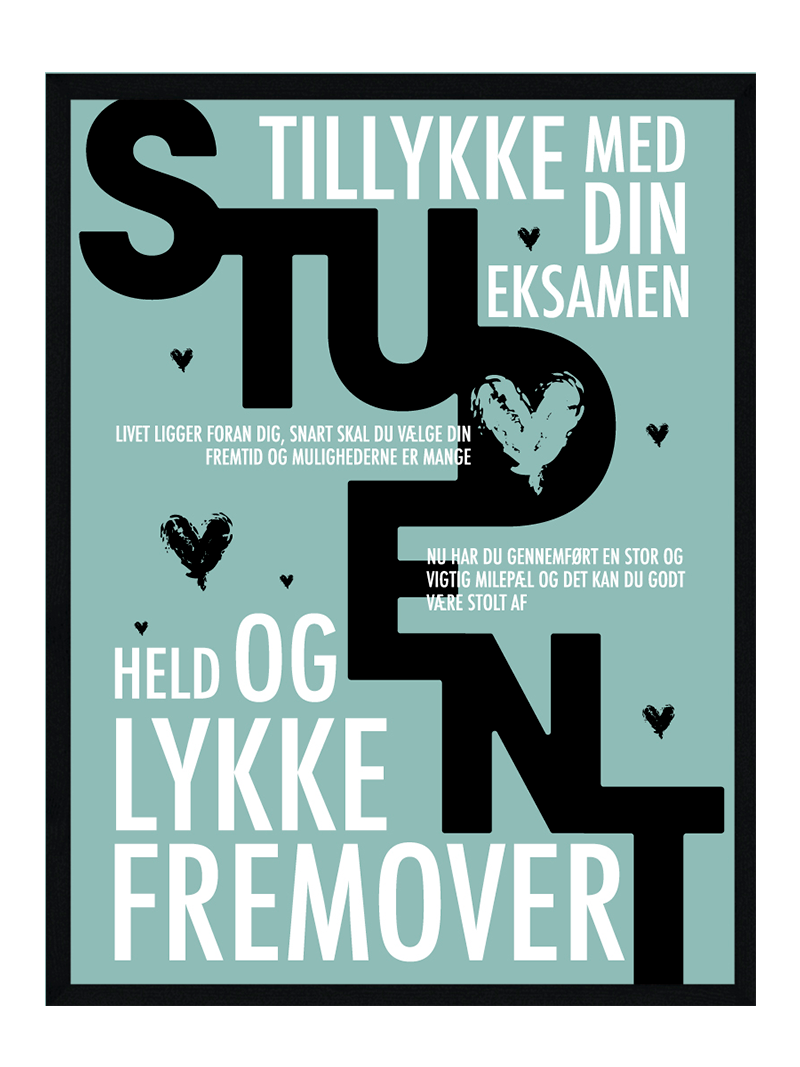 Student Plakat Personlig Plakat