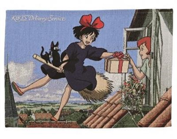 Studio Ghibli Kiki Delivery Service Table Mat: Kiki On Her Broom