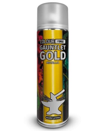The Colour Forge Spray: Gauntlet Gold 500ml