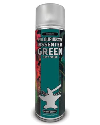 The Colour Forge Spray  Model Primer : Signature Series Dissenter Green 500ml