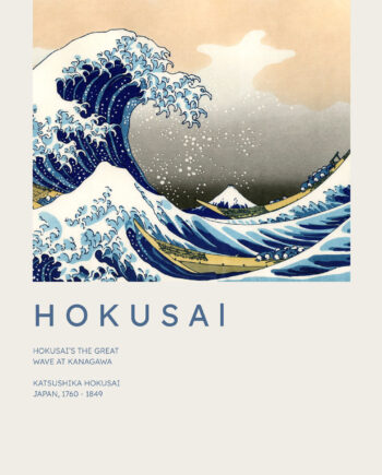 The Great Wave At Kanagawa Af Plakatwerket