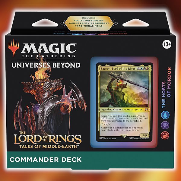 The Lord Of The Rings: Tales Of Middle-earth Commander Deck: The Hosts Of Mordor