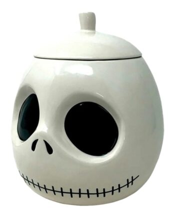 The Nightmare Before Christmas: Jack Skellington Head 3d Sculpted Ceramic Cookie Jar