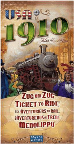 Ticket To Ride Dansk Engelsk Udvidelse Usa 1910