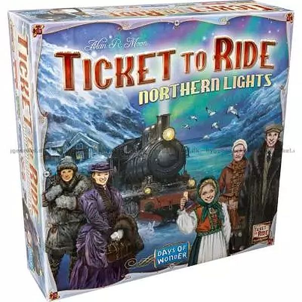 Ticket To Ride Dansk Grundspil Northern Lights Skandinavisk Version