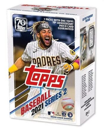 Topps Baseball 2021 Series  :  -pack Blaster Box  70th Anniversary Patch Edition