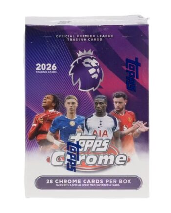 Topps Chrome 2026 Premier League Epl Soccer:  -pack Blaster Box