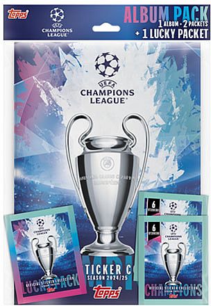 Topps Fodbold-stickers Klisterm 195 166 Rker: Champions League 2024 2025 Starter Pack Album Boosters