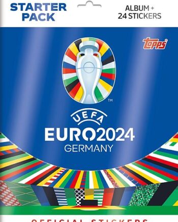 Topps Fodbold-stickers Klisterm 195 166 Rker: Euro 2024 Starter Pack  Album   24 Stickers