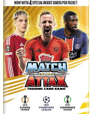 Topps Match Attax Match Attax 2024 2025: Uefa Champions League  Booster Pack