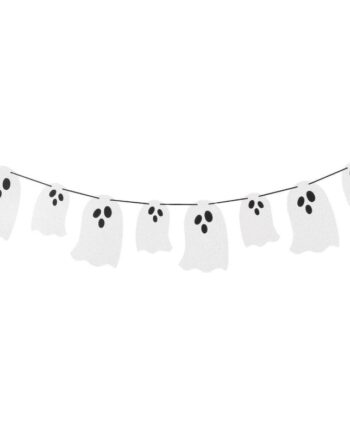 Hyggelig Halloween Pynt  Dekoration Med   Store Og   Små Spøgelser