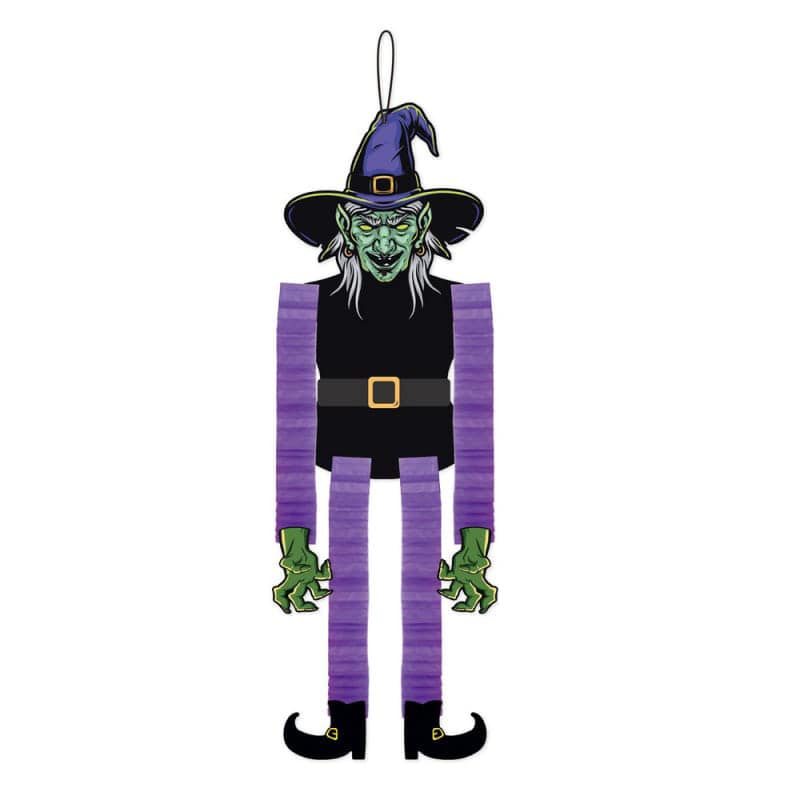 Uhyggelig Halloween Honeycomb  Dekoration Til Halloween  Heks