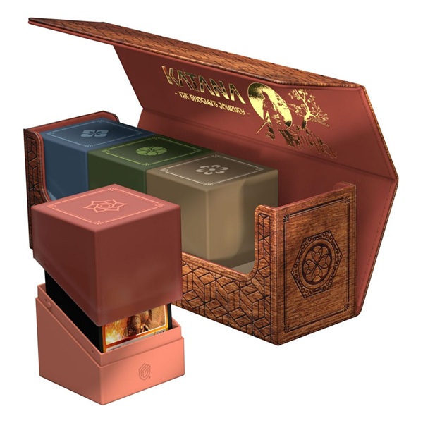 Ultimate Guard Arkhive Flip Case Multi-deck Box 400 Standard Size Xenoskin Katana: The Shogun Journey Part