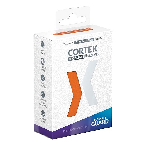 Ultimate Guard Cortex Sleeves Kortlommer Standard Size Matte Orange 100 Sleeves