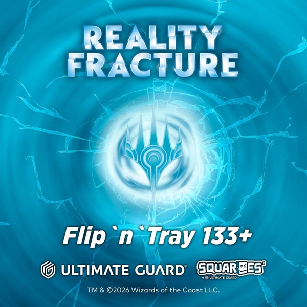 Ultimate Guard Flip Tray Deck Case Deck Box 133 Standard Size Xenoskin Magic: The Gathering Reality Fracture: Blue Uncommon Green Uncommon