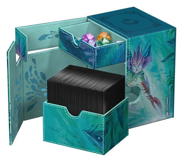 Ultimate Guard Flip Tray Deck Case Deck Box 133 Standard Size Xenoskin Squaroes: Magic: The Gathering Lorwyn Eclipsed: Silvergill Mentor