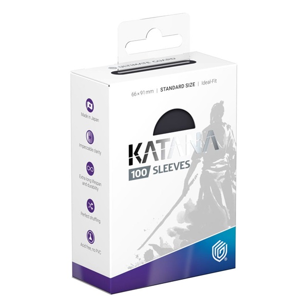 Ultimate Guard Katana Sleeves Kortlommer Standard Size Obsidian Shard 100 Sleeves