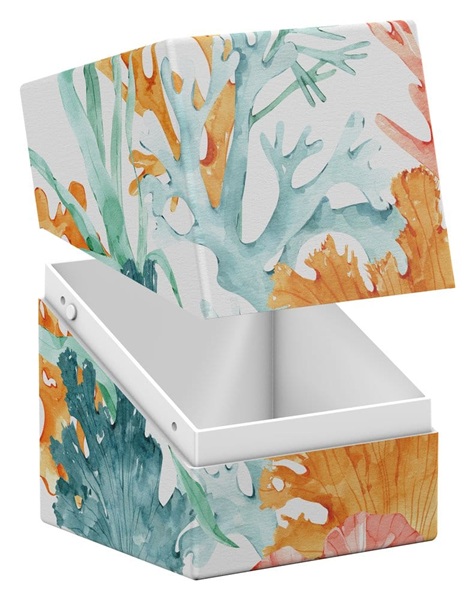 Ultimate Guard Return To Earth Boulder Deck Case  Deck Box  100  Standard Size: Coral Places Coralline Eden