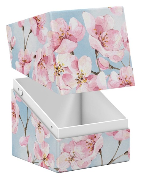 Ultimate Guard Return To Earth Boulder Deck Case Deck Box 100 Standard Size: Floral Places Cherry Blossom
