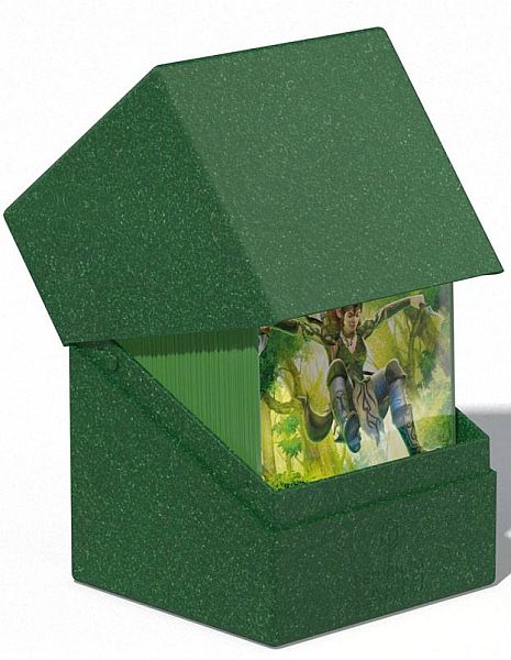 Ultimate Guard: Return To Earth Boulder Deck Case Deck Box 100 Standard Size Green