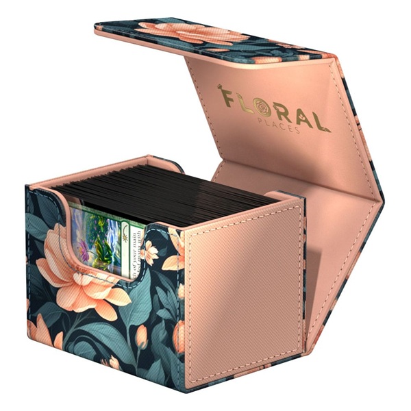 Ultimate Guard Sidewinder Deck Case Deck Box 100 Standard Size Xenoskin Floral Places Quiet Glade