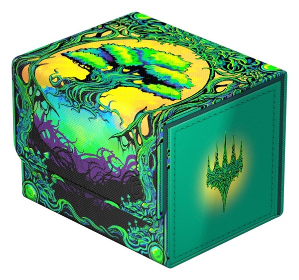 Ultimate Guard Sidewinder Deck Case Deck Box 100 Standard Size Xenoskin: Magic: The Gathering Mana Token Forest