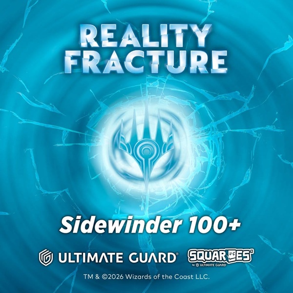 Ultimate Guard Sidewinder Deck Case Deck Box 100 Standard Size Xenoskin: Magic: The Gathering Reality Fracture: Black Rare