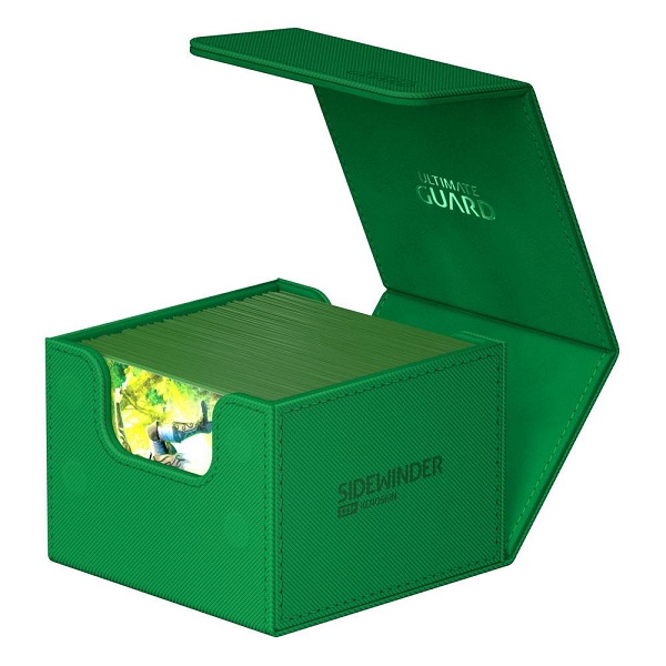 Ultimate Guard Sidewinder Deck Case Deck Box 133 Standard Size Xenoskin Monocolor Green Gr 195 184