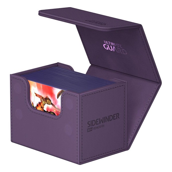 Ultimate Guard Sidewinder Deck Case Deck Box 80 Standard Size Xenoskin Monocolor Purple Lilla