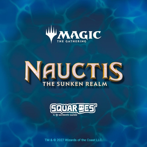 Ultimate Guard Squaroes Boulder Deck Case Deck Box 100 Standard Size: Magic: The Gathering Nauctis: The Sunken Realm Character