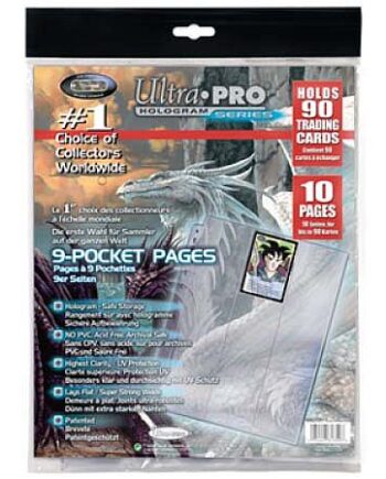 Ultra Pro Mappelommer Til Ringbind 11 Huller  Platinum  Plads Til   Kort   195 165  Hver Side  10 Stk   81359  Ekstra   195 184   Kvalitet
