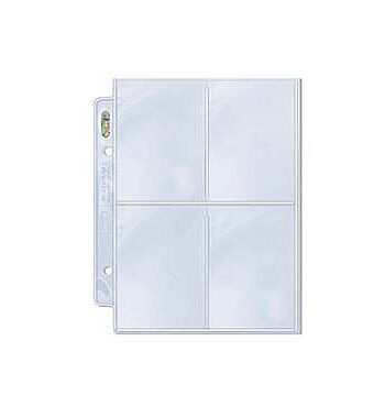 Ultra Pro Mini Mappelommer Til Ringbind   Huller Plads Til   Kort   195 165  Hver Side  100 Stk   81425 214d