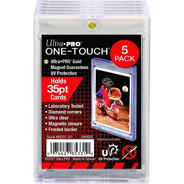 Ultra Pro One-touch Magnetic Holder Count Retail Pack Standard Size Quot Quot 35pt Uv Sleeves 85331-uv