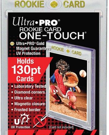 Ultra Pro One-touch Magnetic Holder  Quot Rookie Card Quot  Standard Size      Quot        Quot  130pt Uv Sleeves  82310-uv