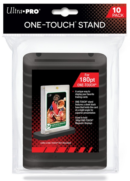 Ultra Pro One-touch Magnetic Stand Standard Size Quot Quot 180pt Uv 10-pack Sleeves 15738