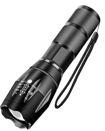 Ultraklar T6 Teleskopisk Alu-lommelygte  Lommelygte Med Genopladeligt Batteri    7v  1200mah