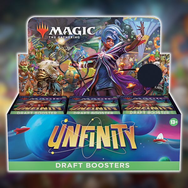 Unfinity Draft Booster Box Display Med Box Topper
