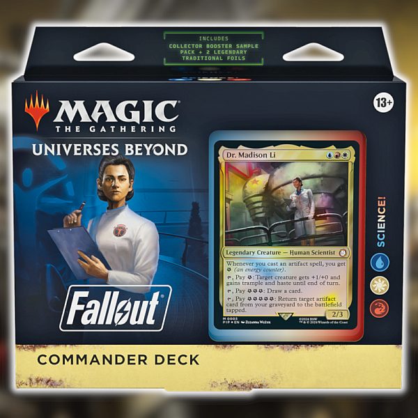 Universes Beyond: Fallout Commander Edh Multiplayer Magic Deck: V3 Science 100 Kort