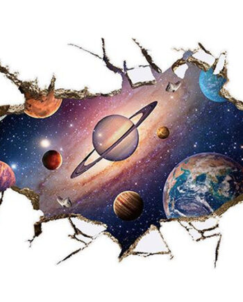 Universet Wallsticker  Hul   Væggen  90x60cm