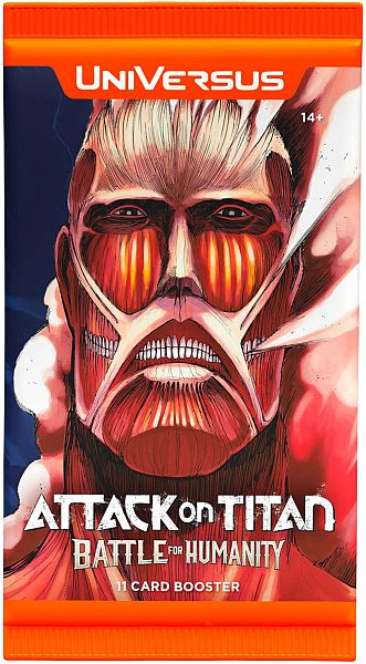 Universus Ufs Card Game Attack On Titan: Battle For Humanity Booster Pack