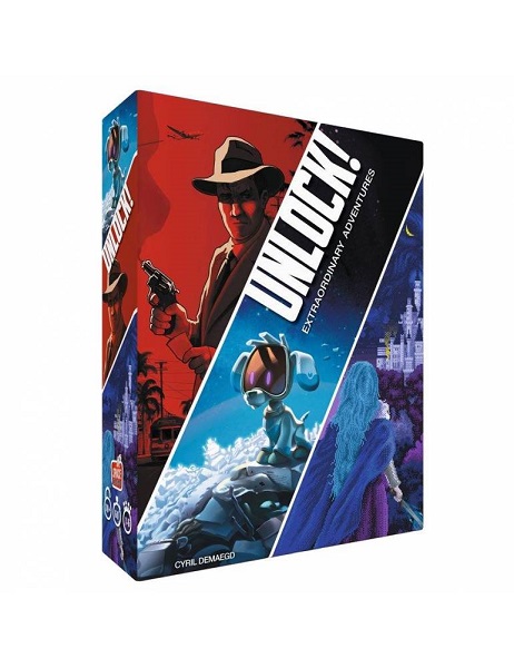 Unlock 11: Extraordinary Adventures Cooperative Escape Room Puzzle Card Game
