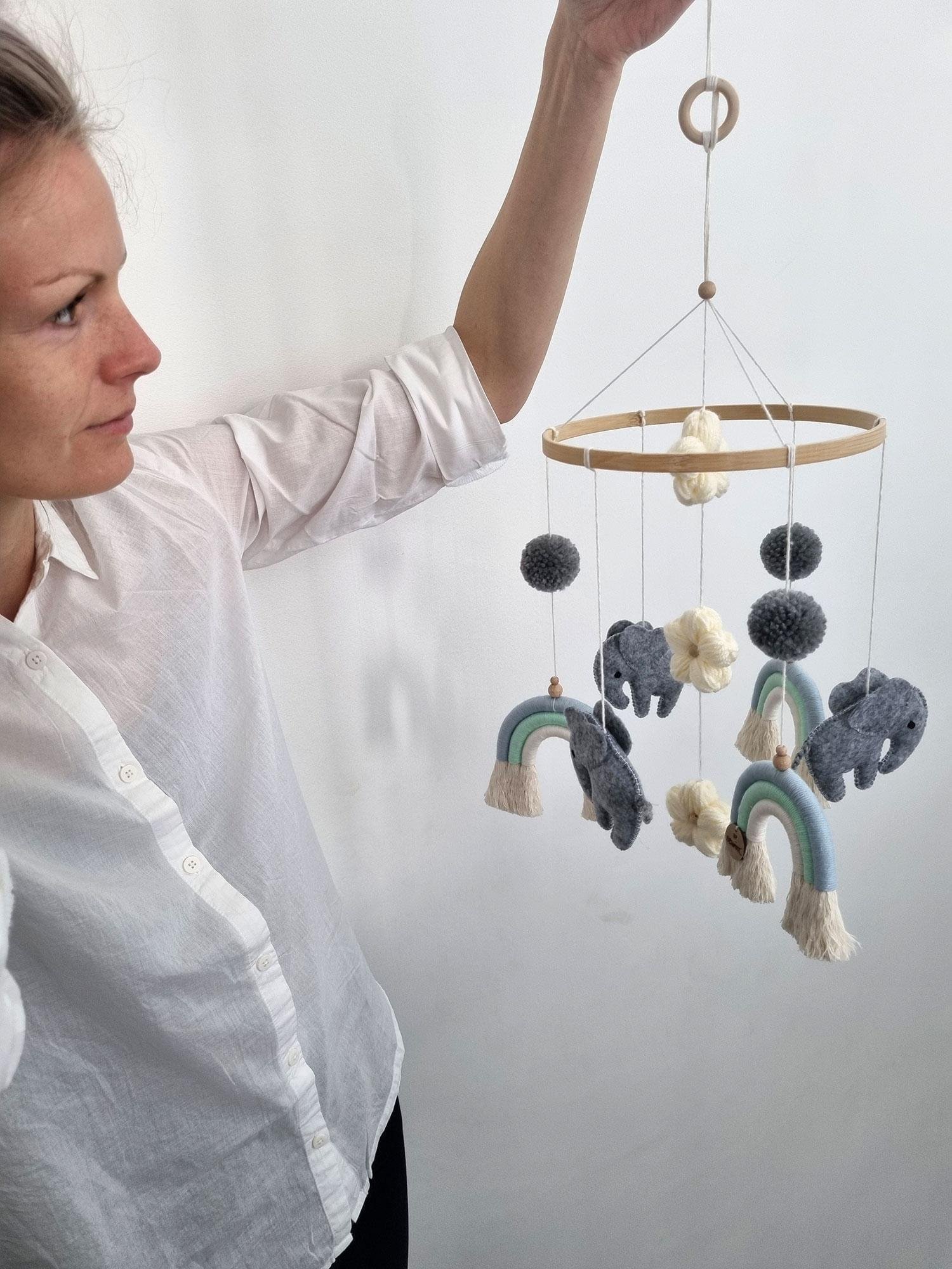 Uro Med Elefanter  Blå