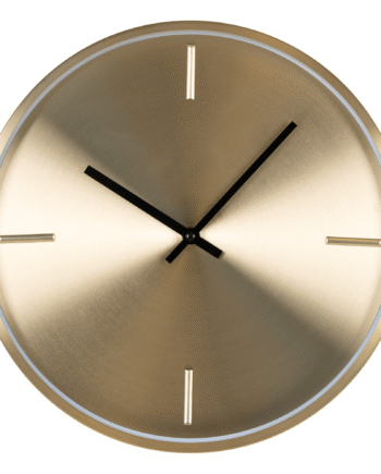 Vægur  Guld Aluminium    30 Cm