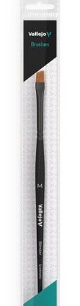 Vallejo Brush Flat Angled Synthetic Hair Medium