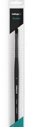 Vallejo Brush Flat Filbert Shader Synthetic No